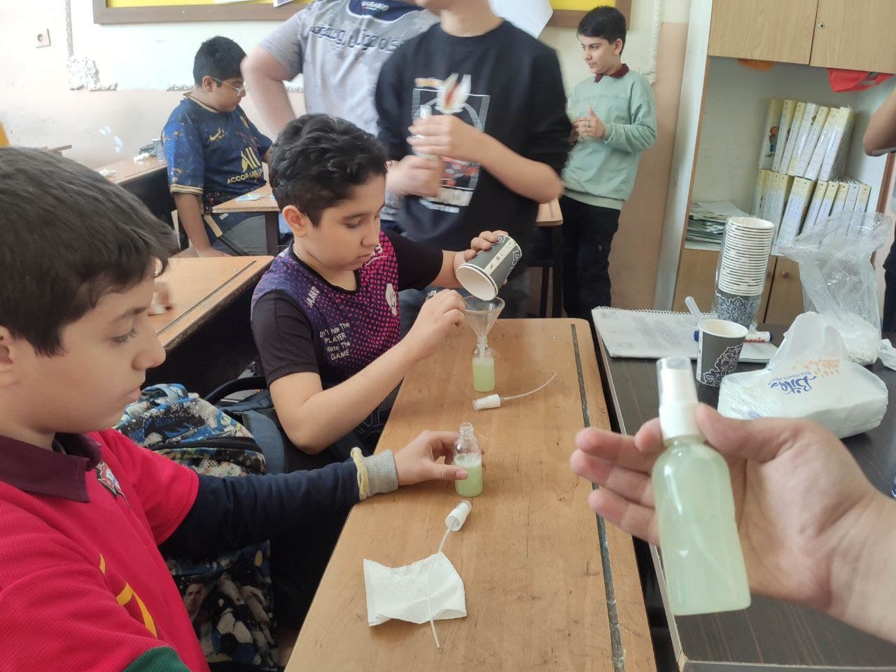 ساخت صابون دبستان غیردولتی فردوسی۲